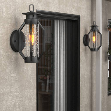 Honeywell h black led deals outdoor wall light